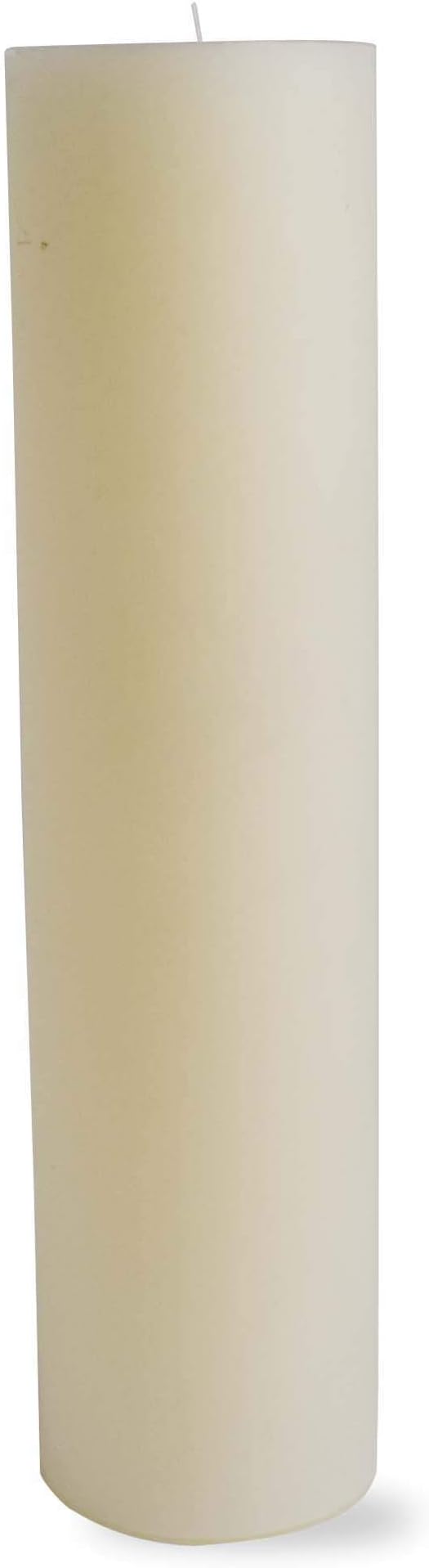 TAG Chapel 3X12 Ivory Pillar Paraffin Wax Candle Unscented Drip-Free Long Burning 175 Hours for