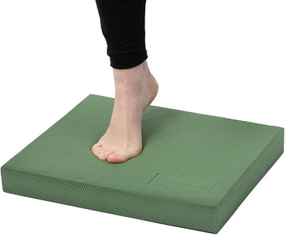 StrongTek Professional Foam Exercise Balance Pad - 15.8" x 13" x 2", High-Density TPE Foam Knee