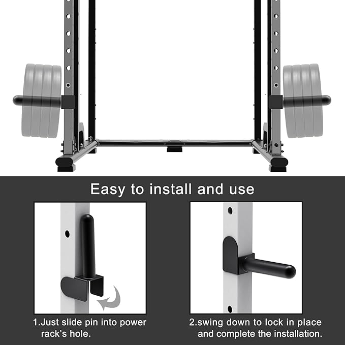 Kipika Weight Plate Holder for 2x2 and 3x3 Power Rack - Attachment for Storage - Fits Standard
