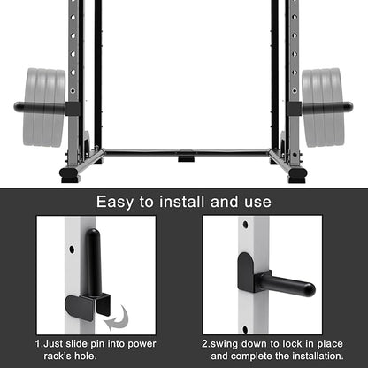 Kipika Weight Plate Holder for 2x2 and 3x3 Power Rack - Attachment for Storage - Fits Standard