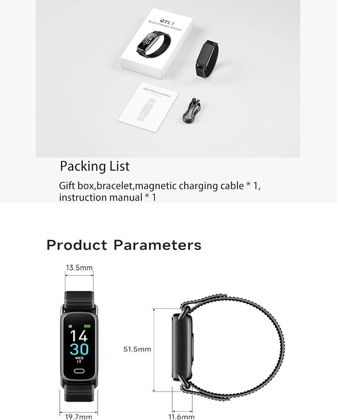 Fitness Tracker for Women Men, Fitness Watches with Heart Rate SpO2 Sleep Tracking,16 Sports Modes