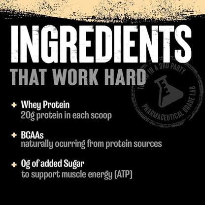 Animal 100% Whey Protein Powder ??Whey Blend for Pre Workout or Post Workout, Recovery, Anytime Low