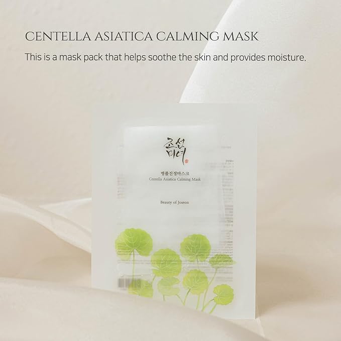 Beauty of Joseon Centella Asiatica Calming Mask Daily Moisturizing Soothing Cica Face Sheet Mask