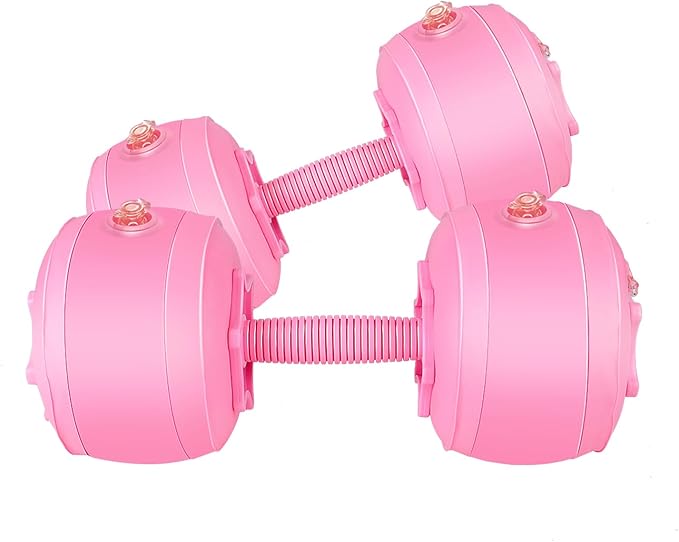 Water Filled Dumbbells Set - Water Filled Weights - Portable Travel Weights - Weights Adjustable