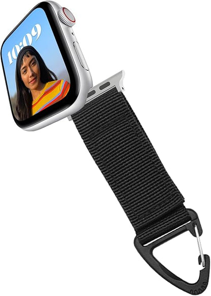 Tactical Duty Belt Keychain Compatible with Apple Watch 38mm 40mm 41mm 42mm 44mm 45mm 46mm 49mm