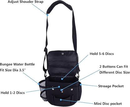 Disc Golf Set- Putter, Mid-Range, Driver, Mini Disc, Towel with Bag