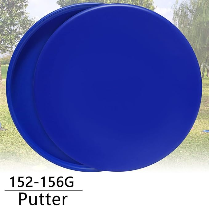 Disc Golf Set - Driver, Mid-Range and Putter Discs for Outdoor and Backyard, Comfortable Plastic, 6