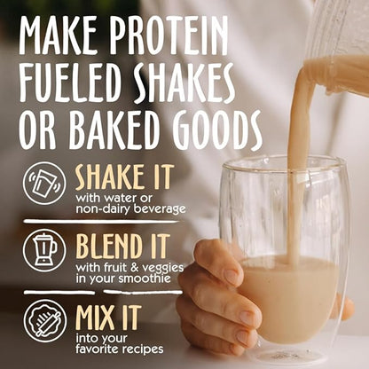 Pea Protein Powder, Vegan Chocolate Flavor, 100% Plant Based, No Artificial Sweeteners, Non GMO