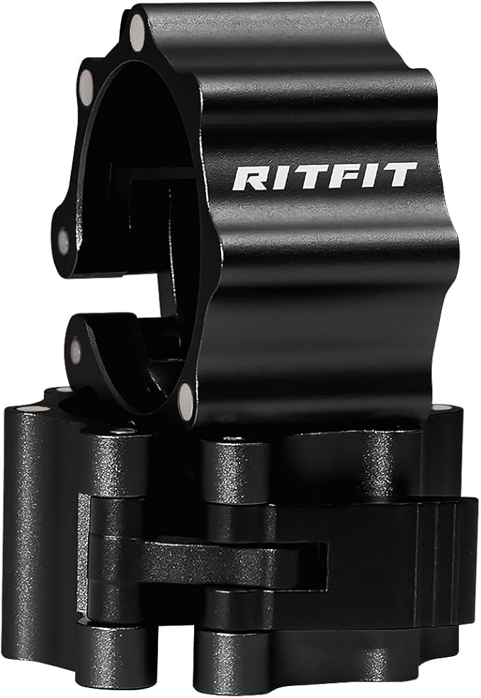 RitFit 2-Inch Magnetic Barbell Collars Locking Clamps - Heavy Duty Aluminum Alloy, Quick Release