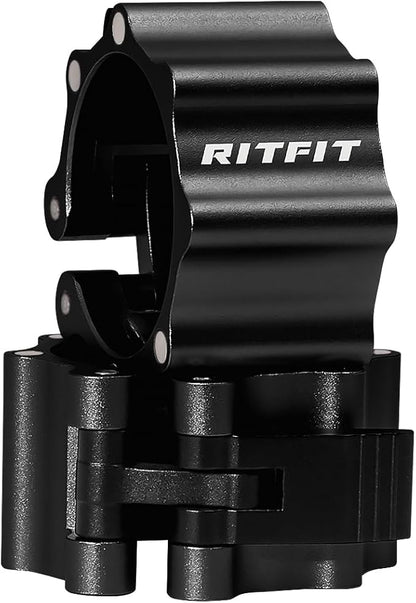 RitFit 2-Inch Magnetic Barbell Collars Locking Clamps - Heavy Duty Aluminum Alloy, Quick Release