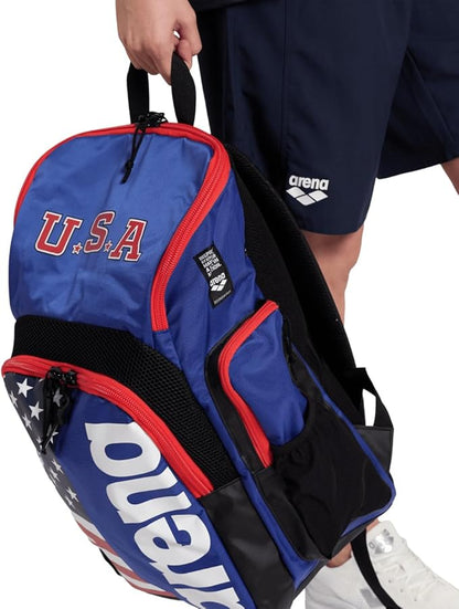 Arena Spiky III Backpack 35 Unisex Travel Gym Rucksack for Men and Women, Training Gear Equipment