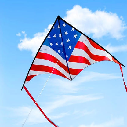 Large Delta Kite for Kids & Adults - Easy to Fly Outdoor Kites for Kids Ages 8-10, Perfect for