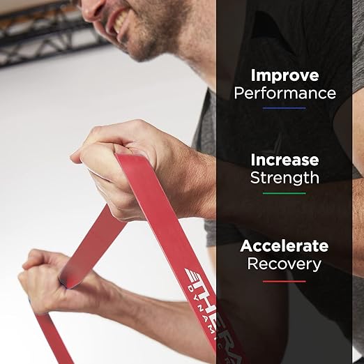 THERABAND High Resistance Band, Elastic Super Bands for Improving Flexibility, Injury Rehab, & Full