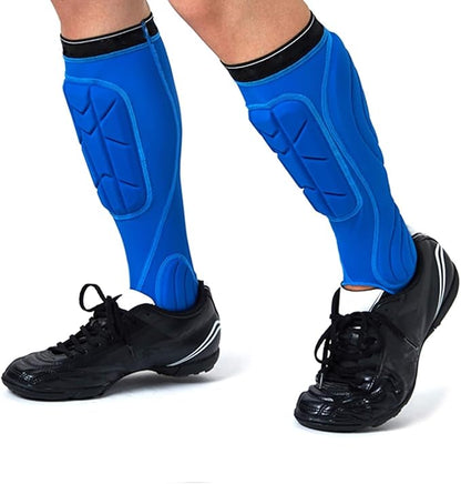 Soccer Shin Guards, Soccer Protective Gear with Calf and Ankle Pads, Shin Guard Pads for Youth and