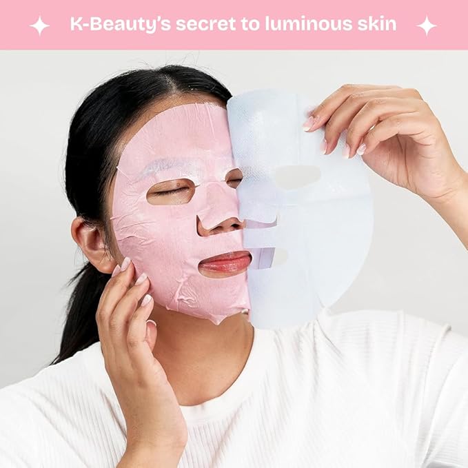 FACETORY K Beauty Face Mask Skin Care ??Radiance & Hydration Sheet Mask for Radiant Skin (5 Pack) |