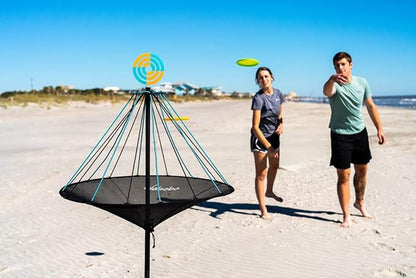 Waboba Hitman Flying Disc Target Game, 2 in 1 Foldable Throwing Garden Game with 4 Silicone Wingman