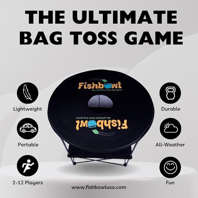 The Ultimate Bag Toss Yard Game - Portable Game Set Lawn & Beach for Family, College and Adults