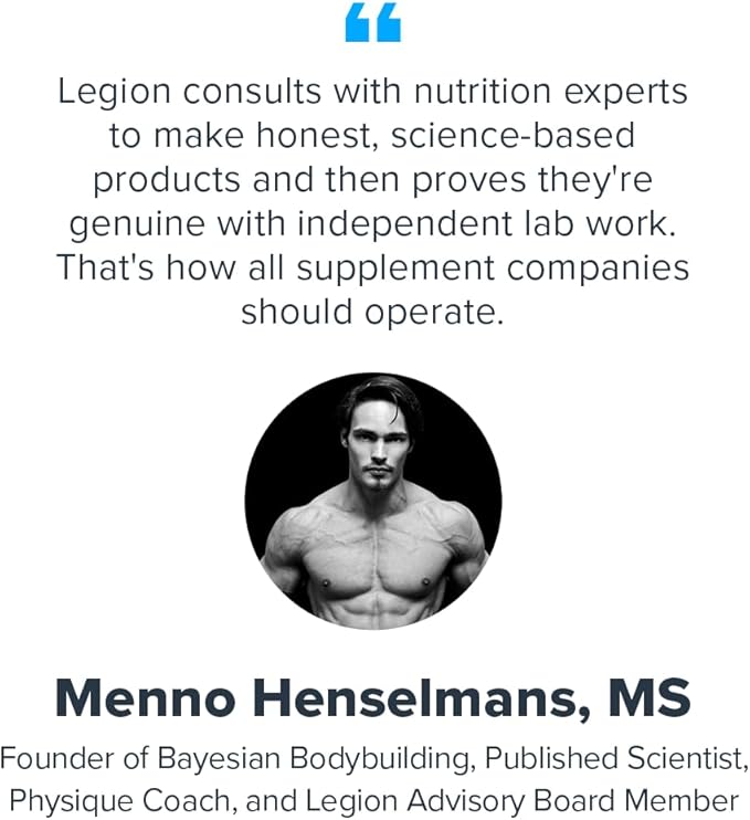 LEGION Whey+ Protein Whey Isolate from Grass Fed Cows - Whey Protein Isolate Powder Low Calorie