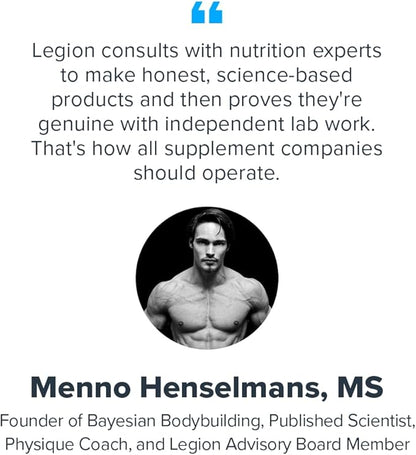 LEGION Whey+ Protein Whey Isolate from Grass Fed Cows - Whey Protein Isolate Powder Low Calorie