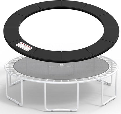 LANGXUN Universal Trampoline Repalcement Safety Pad, 8ft 10ft 12ft 14ft 15ft 16ft Waterproof