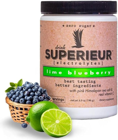 Superieur Electrolytes?“Plant Based Electrolyte Supplement w/Sea Minerals for Hydration &