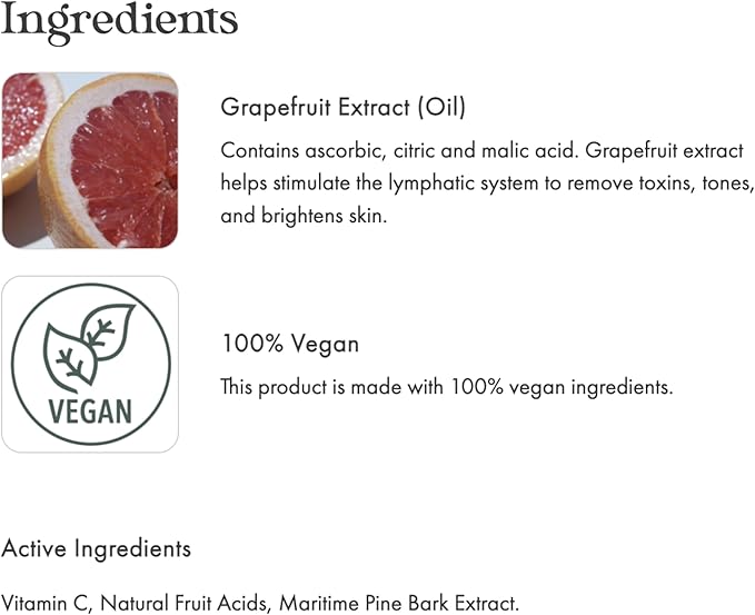 Gentle Multi-Fruit Cream Cleanser - Face Wash with Natural AHA + Vitamin C from Natural Fruit
