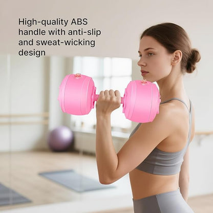 Water Filled Dumbbells Set - Water Filled Weights - Portable Travel Weights - Weights Adjustable