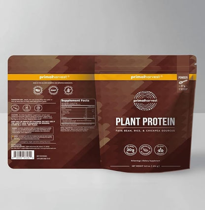 Primal Harvest Vegan Protein Powder for Nutritional Weight Support 20g Plant-Based Protein Per
