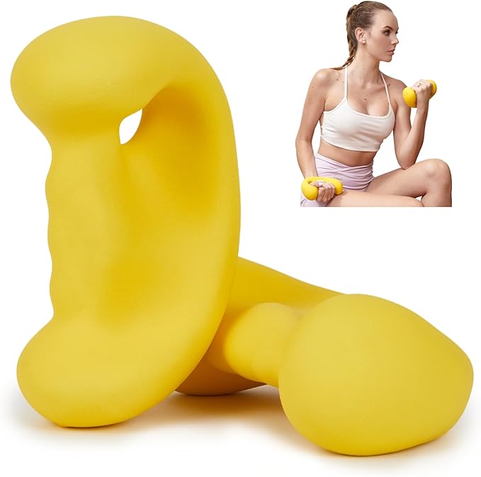 Ergonomic Dumbbells Weights Set-Hand Weights for Women at Home, Ear Dumbbells Weights for Pilates