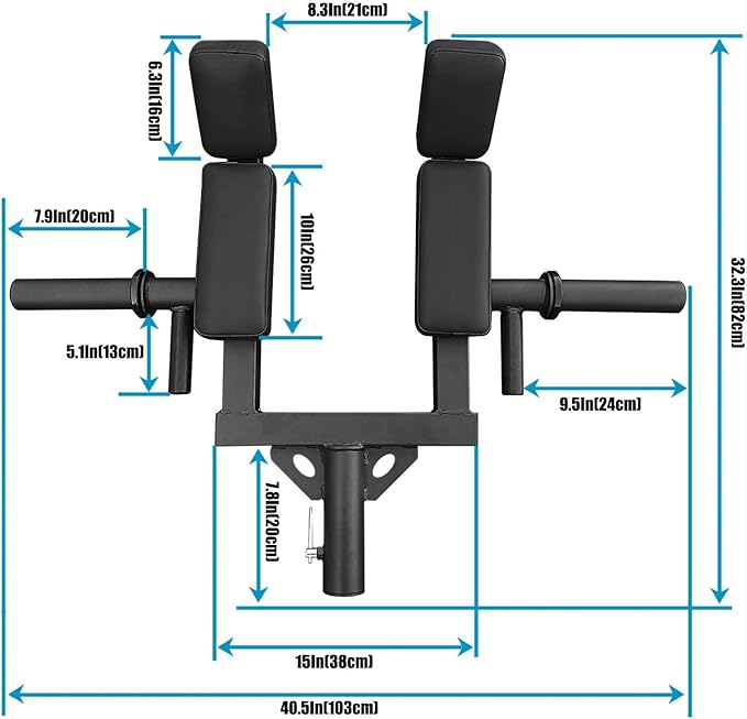 Viking Press Landmine Handle for 2-Inch Barbell, Hack Squat T-Bar Row Attachment Strength Training