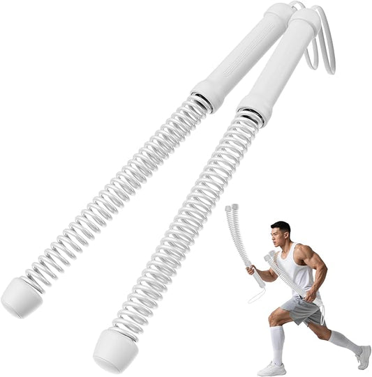 2PCS Weighted Ropeless Battle Ropes for Home Gym, Heavy Duty Arm Exerciser for Strength Training