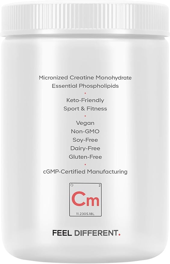 Codeage Liposomal Creatine Monohydrate Supplement, Pure Creatine 2500mg - 3 Months Supply