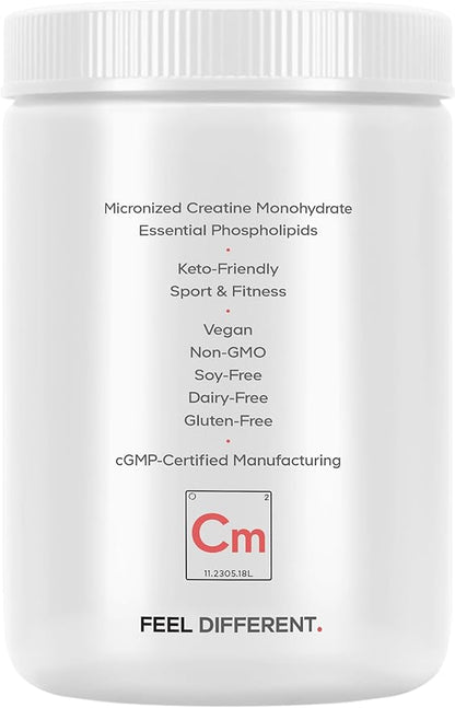 Codeage Liposomal Creatine Monohydrate Supplement, Pure Creatine 2500mg - 3 Months Supply