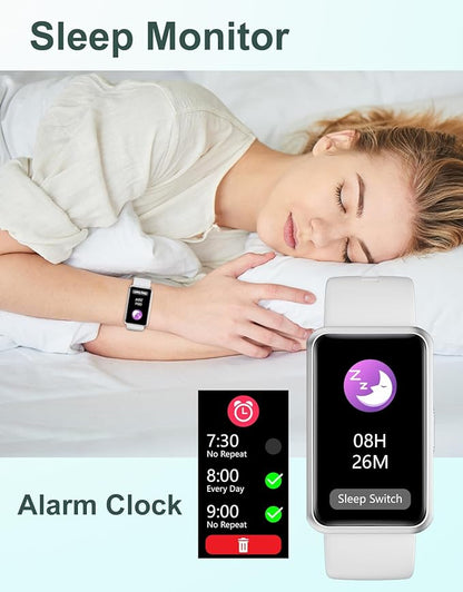 HUAKUA Fitness Tracker No Bluetooth No APP No Phone Needed, Fitness Watch for Men Women Parents