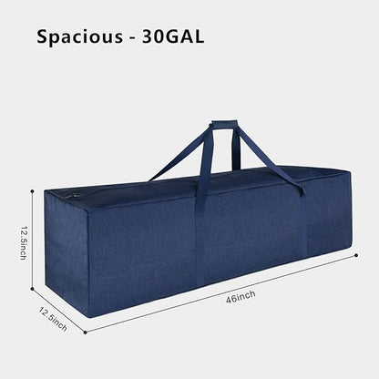 TOPDesign 46 Inch Extra Large Zippered Duffel Bag for Travel Camping Sports Equipment Storage