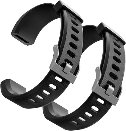 Watch Bands Replacement for ID115plus HR, Very Fit Pro Activity Fitness Tracker Wrist Bands Set