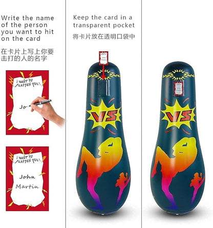 Punching Bag for Kids, Free Standing Boxing Bag for Bounce Back Focus Punching Bag for Practicing