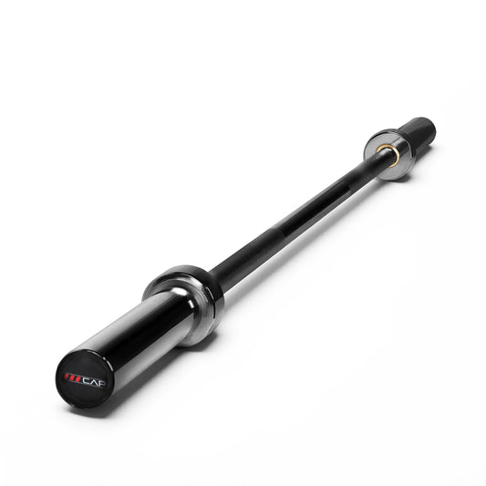 CAP 24lb 6ft Olympic Barbell, Black, Strength Training