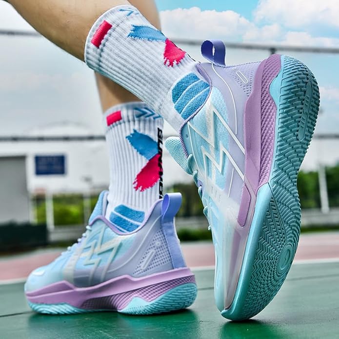 Women Basketball Shoes Fashion Sneakers Comfortable Unisex Athletic Lightweight Non Slip Outdoor