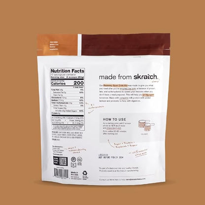 Skratch Labs Post Workout Recovery Drink Mix with Chocolate, (21.2 oz, 12 Servings) with Complete