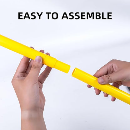 5 FT Agility Training Poles for Soccer/Dog/Horse,Adjustable Football Basketball Speed and Agility