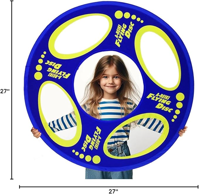 Giant Flying Disc Soft, Foldable & Floats in Air - Encourage Outdoor Play & Family Fun - Great for