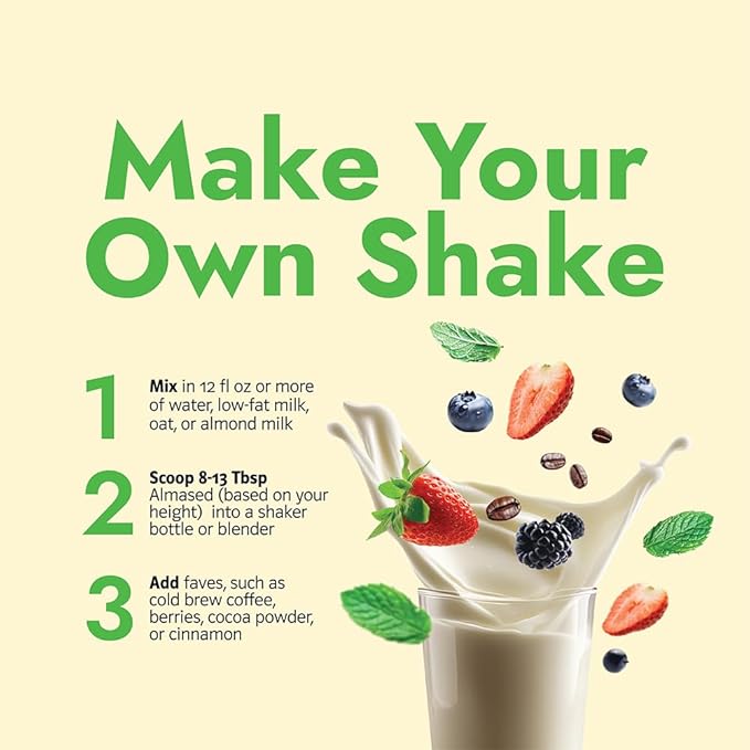 Almased Protein Powder for Weight Loss Kit for Men & Women, Natural Meal Replacement Shake for