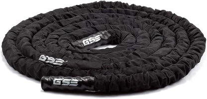 GSE Games & Sports Expert Gym Battle Rope, Heavy-Duty Workout Ropes for Indoor & Outdoor Workout