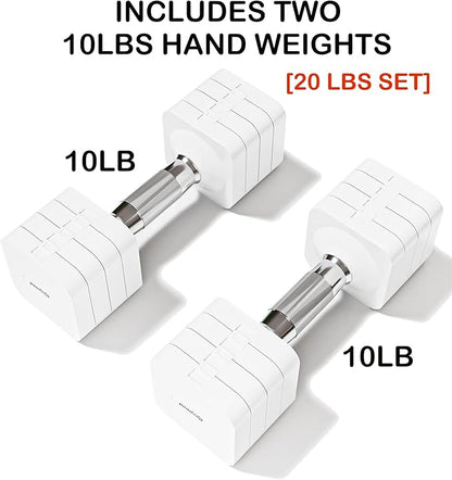 15LB 20LB 40LB 50LB Adjustable Dumbbell Set Free Weights Dumbbells Set for Women Men Hand Weights
