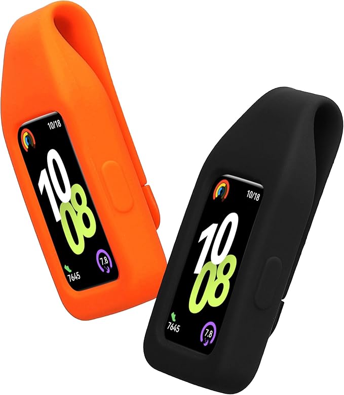 kwmobile 2X Clip Holders Compatible with Huawei Band 10/9 / 8 - Clip-On Holder Replacement Set