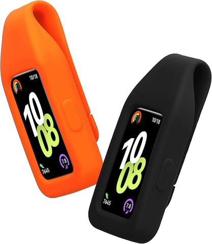 kwmobile 2X Clip Holders Compatible with Huawei Band 10/9 / 8 - Clip-On Holder Replacement Set