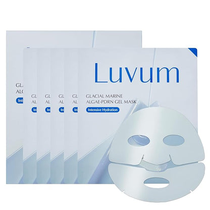 Glacial Marine Algae-PDRN Gel Mask, Algae PDRN, Mineral Rich Water, Overnight Hydrogel Mask, 4+1