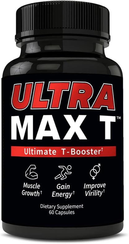 UltraMax T ??Advanced Testosterone Support for Men & Women ??Tongkat Ali 200:1, D-Aspartic Acid