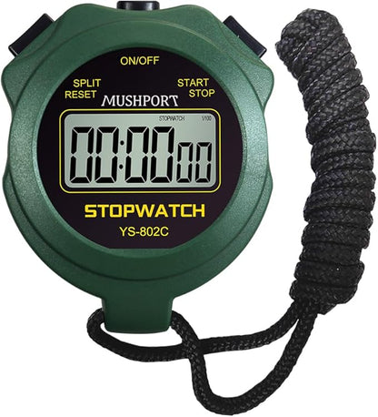Stopwatch Timer Only Stopwatch Mode, ON/Off Silent Simple Operation, Without Clock Date Countdown